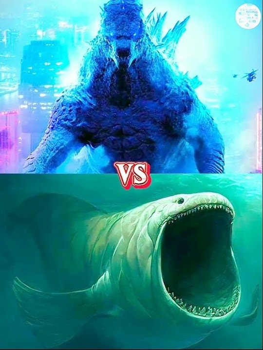 Godzilla vs the bloop°sharktopus°anger fish°blue whale #shorts #viral #monster #music #the