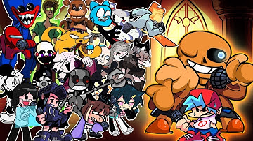 FNF Sansational But Different Characters Sing It 🎵 (Everyone Sings Overhead)