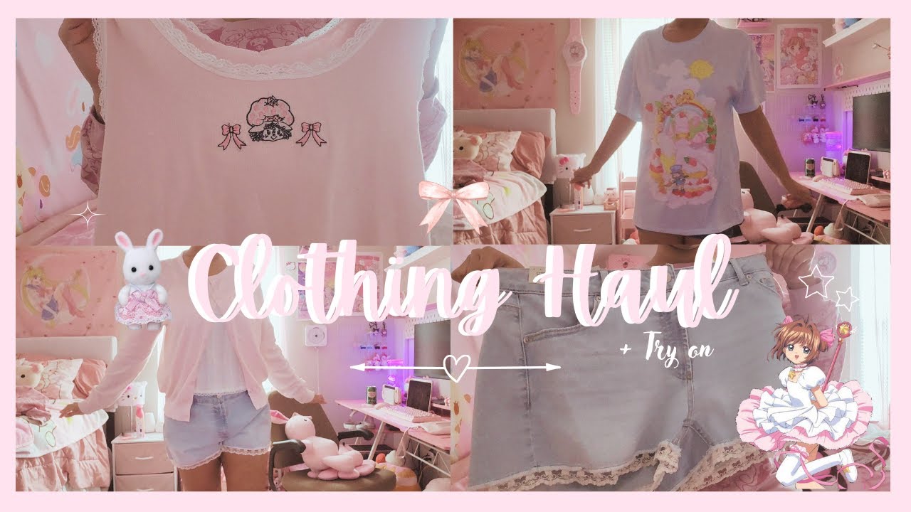 Cute Spring Clothing haul + try on! ˚ʚ🎀ɞ˚