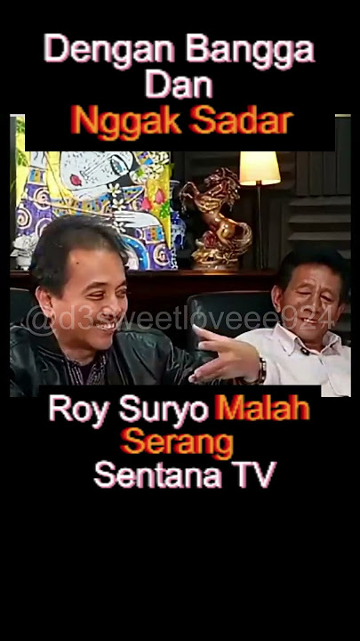 Roy Suryo Takes a Dig at Sentana TV. #roysuryo #latestnews #diploma #news #roy