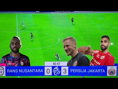 Live Rans Cilegon vs Persija Jakarta.Persija Jakarta vs Rans  3:1.Hanno Behrens &amp; Yusuf Cetak Gol