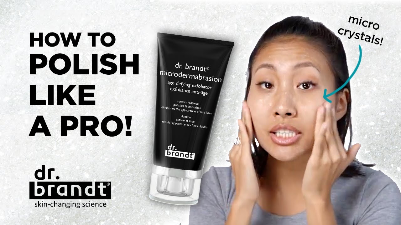 How to use the Microdermabrasion agedefying exfoliator YouTube