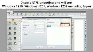 GoLabel - Add new encoding types to QR code: Windows 1250, Windows 1251, Windows 1252