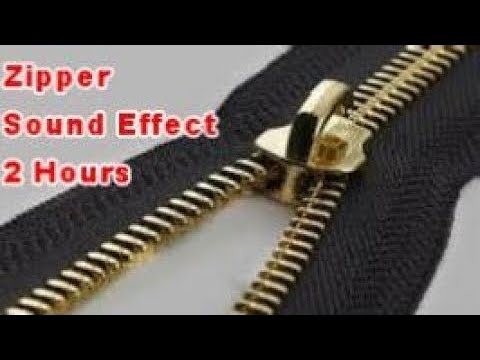 {ASMR} 2 Hours of Zipper Zipping Sounds Noises | Film & Sound Effects No Copyright