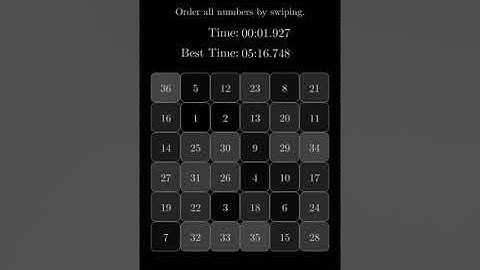 Torus Puzzle Hard 6x6