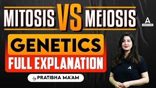 Mitosis vs. Meiosis Genetics Full Explanation by Pratibha Ma'am screenshot 5
