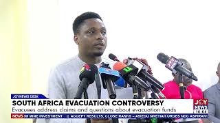 South Africa evacuation row: Returnee claims members were coached to speak against government