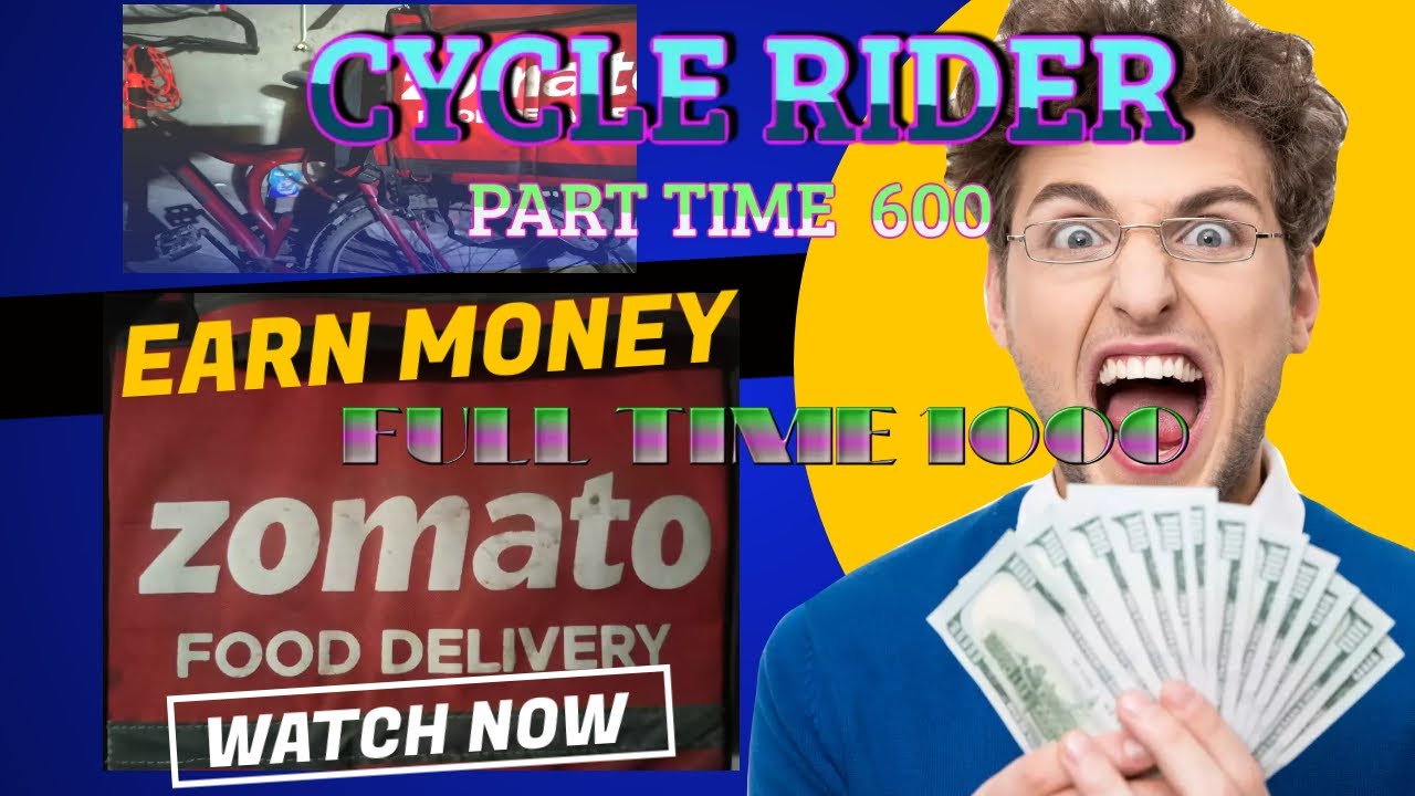 zomato delivery on cycle