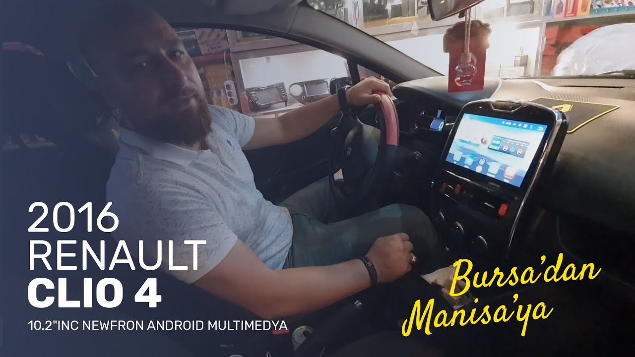 2016 Renault Clio 4 // 10.2"inç Newfron Android Multimedya