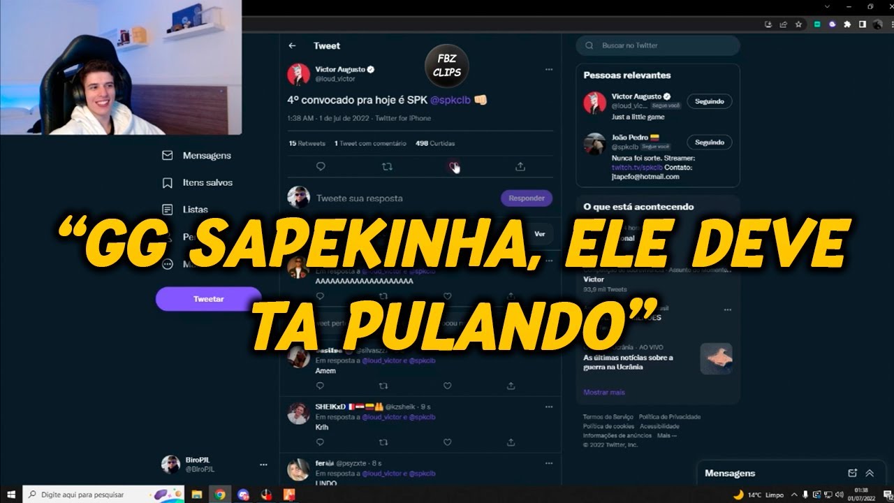 REAÇÃO BIRO SPKCLB CONTRATADO FRANÇA 3.0