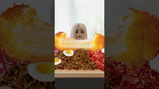 Super Crispy Cheese Ball 🧀 #roblox #mukbang  #asmr screenshot 4