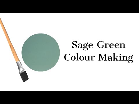 How to Mix Sage Green with Acrylic Paints