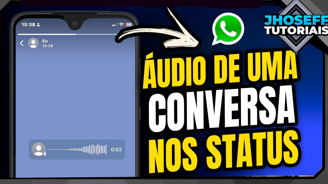 Como COLOCAR AUDIO DE UMA CONVERSA no STATUS do WHATSAPP! - YouTube