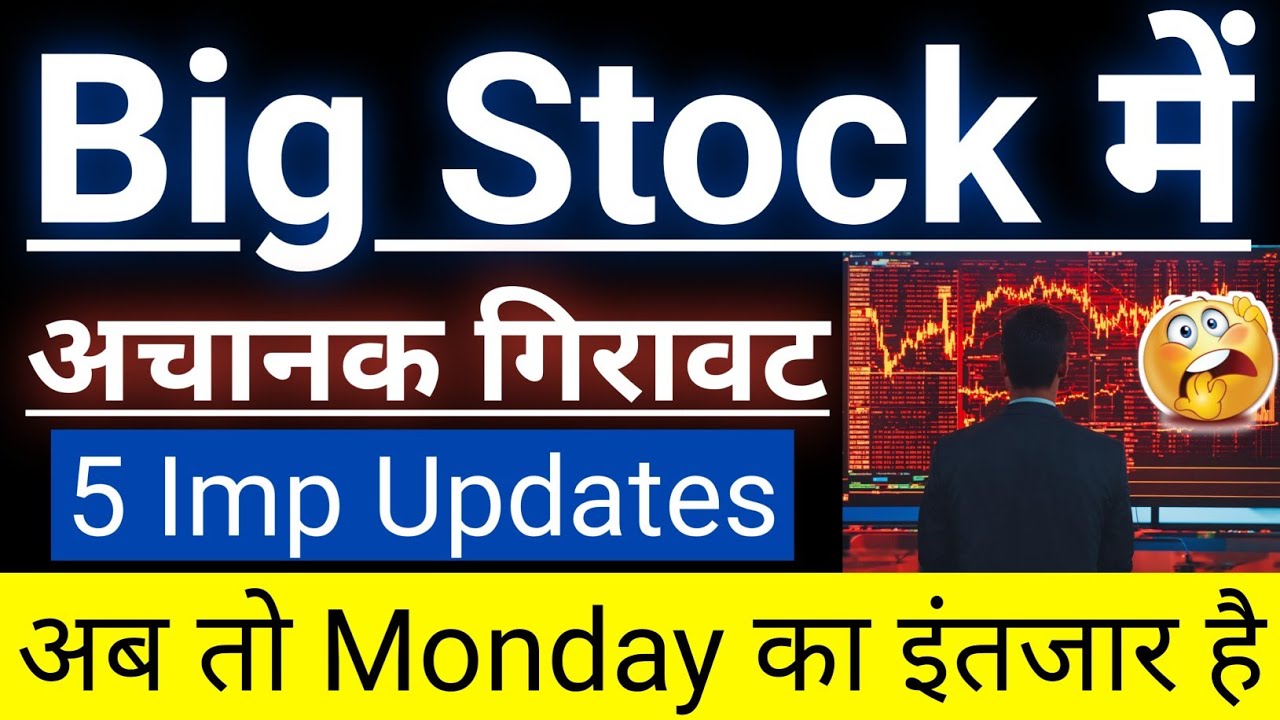 Big Stock में अचानक गिरावट🔴5 Important Updates👍 Polycab, Tata Tech, Wipro Q3👍 Guide To Investing