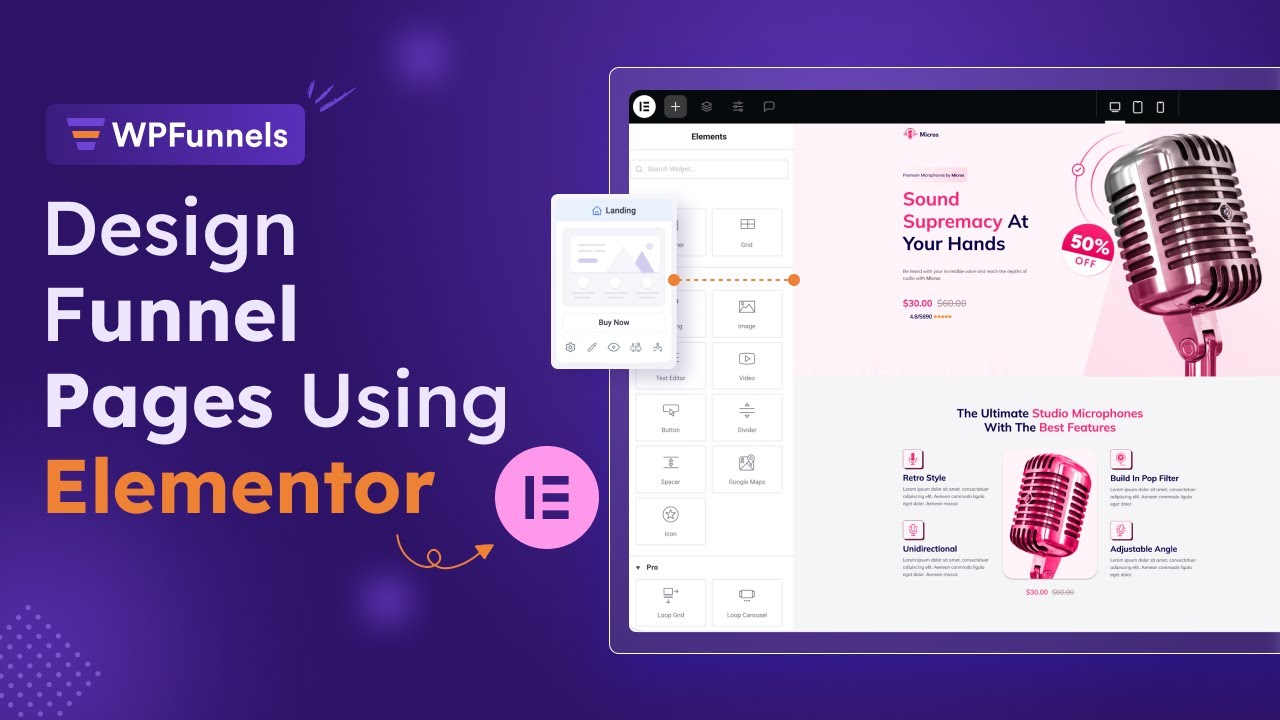 How To Design Funnel Pages Using Elementor In WPFunnels (Basic Guide ...