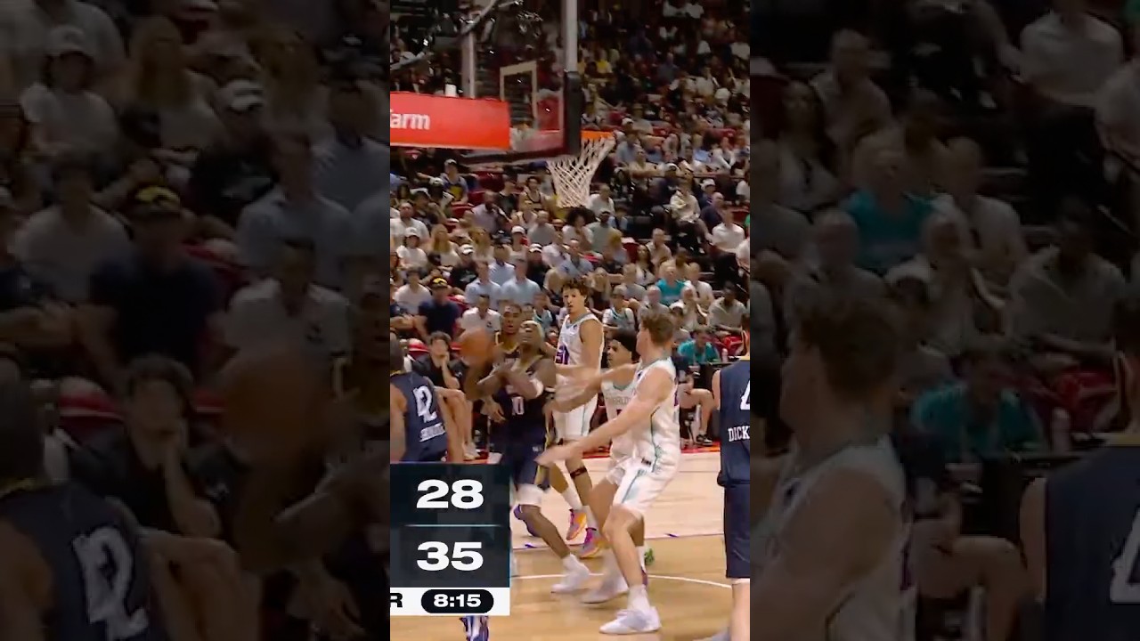 Christian Shumate dishes dime to Jaron Pierre Jr. 🏀 Pelicans Summer League #nba #shorts