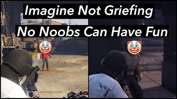 Imagine NOT Griefing In GTA Online 2022.. Grinders And Noobs Dont Get To Have Fun Or Make Money Lzz
