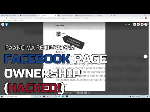 Video PAANO MA-RECOVER AND FACEBOOK PAGE OWNERSHIP (HACKED!) - youtube