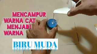 Mixing paint colors to make light blue | paint mixture Mixing paint colors to make light blue | paint mixture