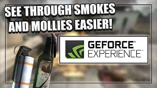 HOW TO SEE THROUGH SMOKES/MOLOTOVS EASIER (NVIDIA SETTINGS) (CSGO)