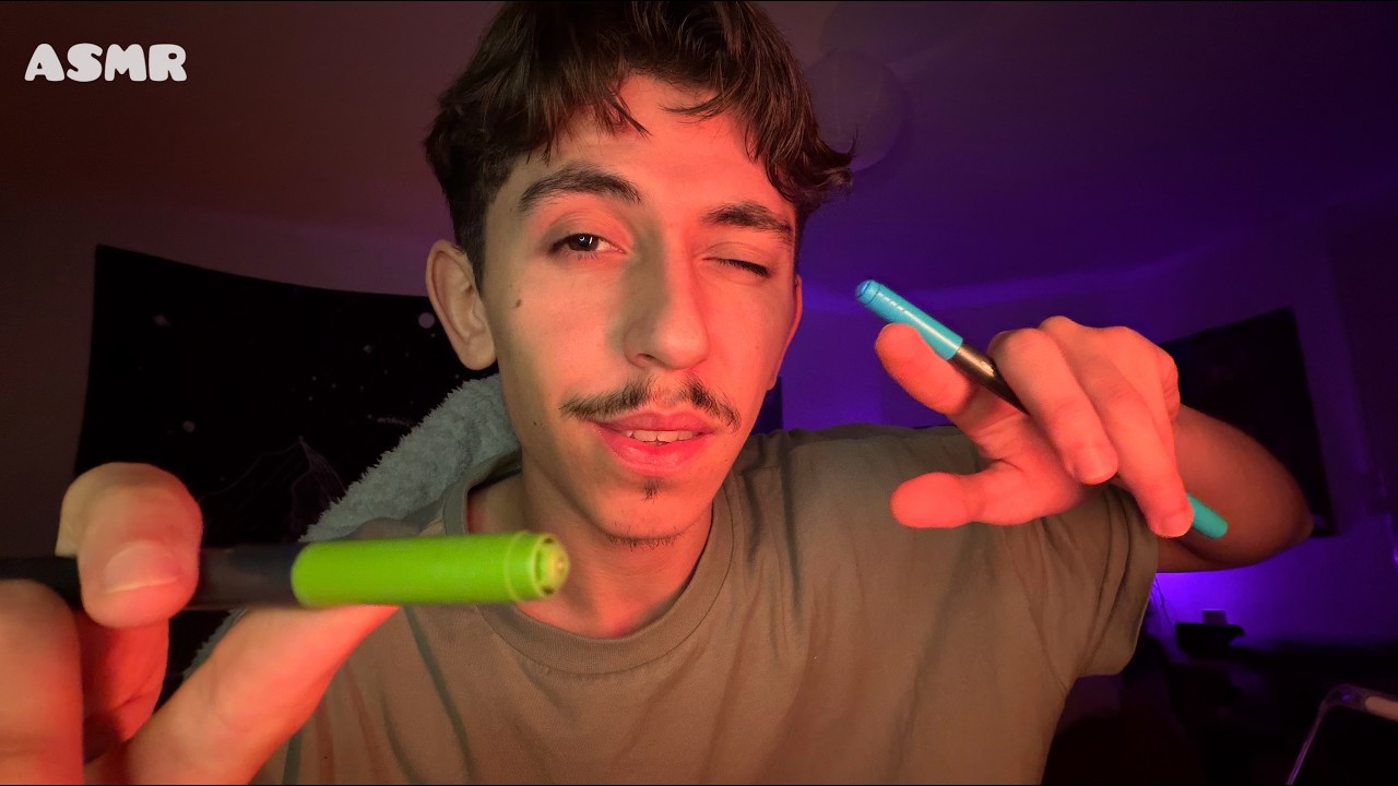 ASMR • Suis mes instructions pour bien dormir 😴 (lumière, visuels, hand mouvement, couleurs)