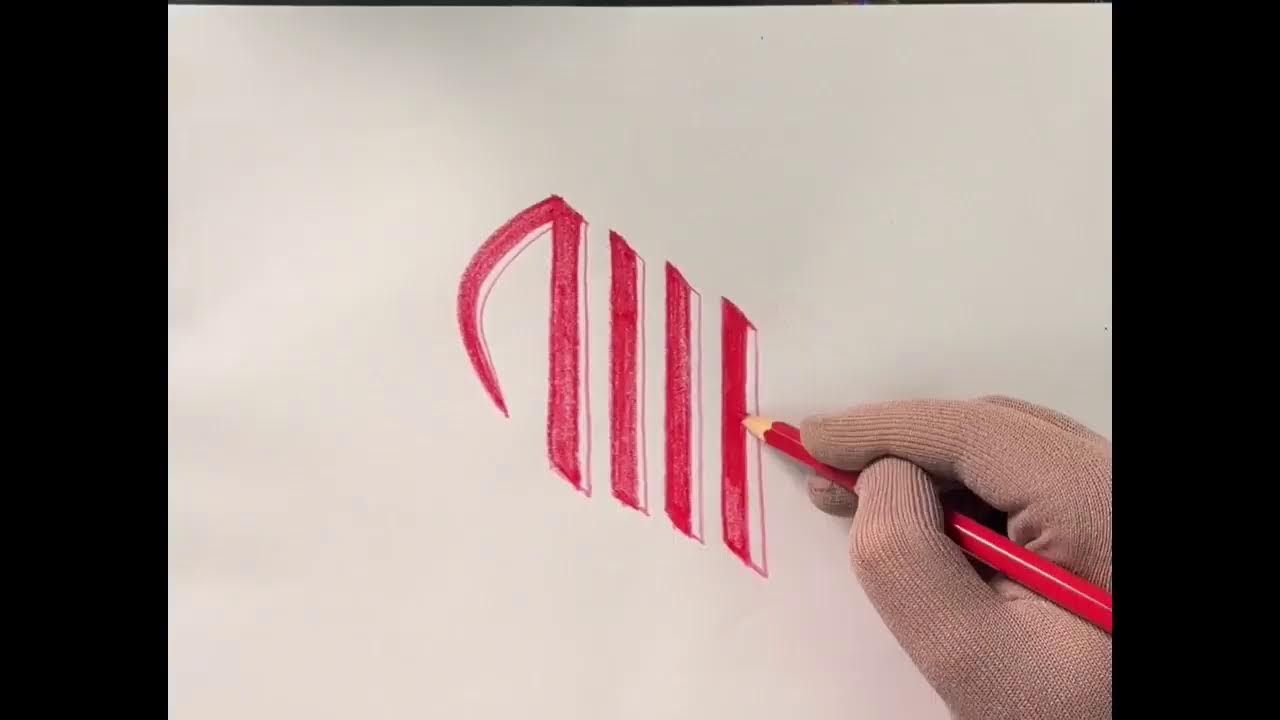 Easy Arabic Calligraphy LIVE | Allah Art with Oil Pastels