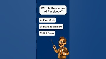 who is the owner Facebook? #quiz #quiztime #puzzle #shorts