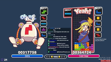 [Puyo Puyo Tetris AI] Zetris AI vs Cold Clear AI (3)