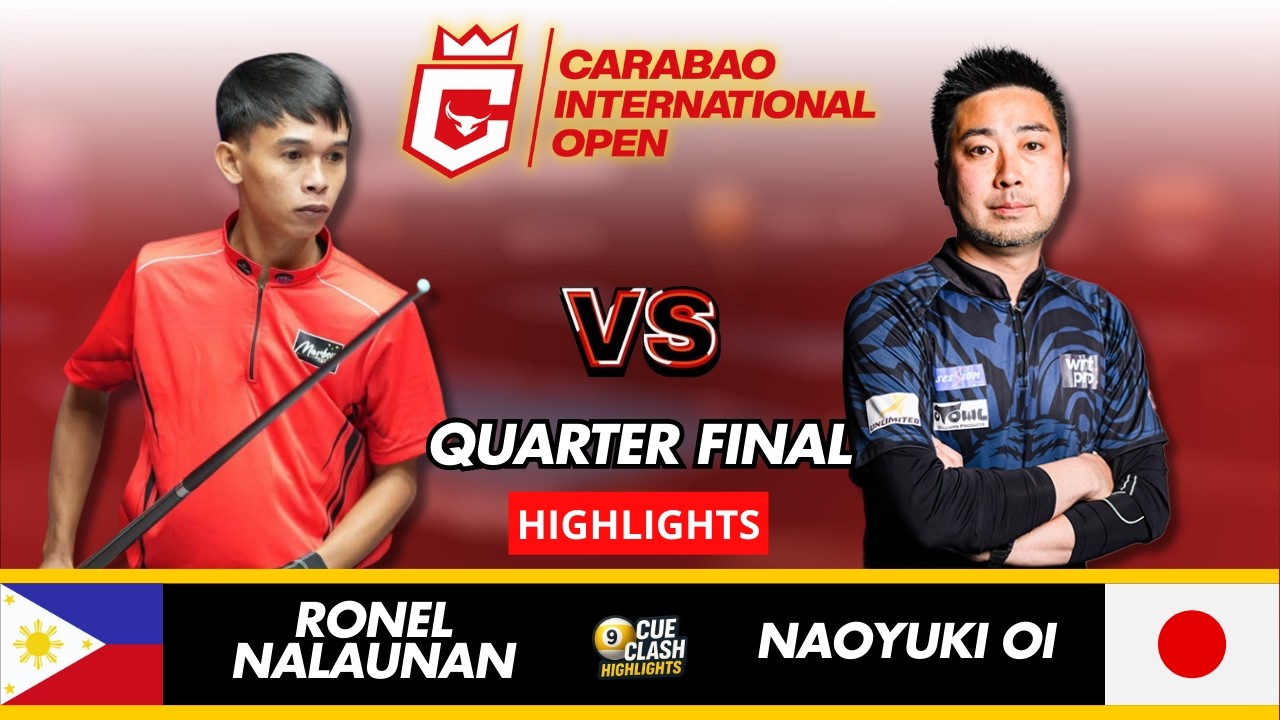 Ронель Налаунан против Наоюки Ои | Четвертьфинал | Обзор матчей Открытого чемпионата Карабао по т...