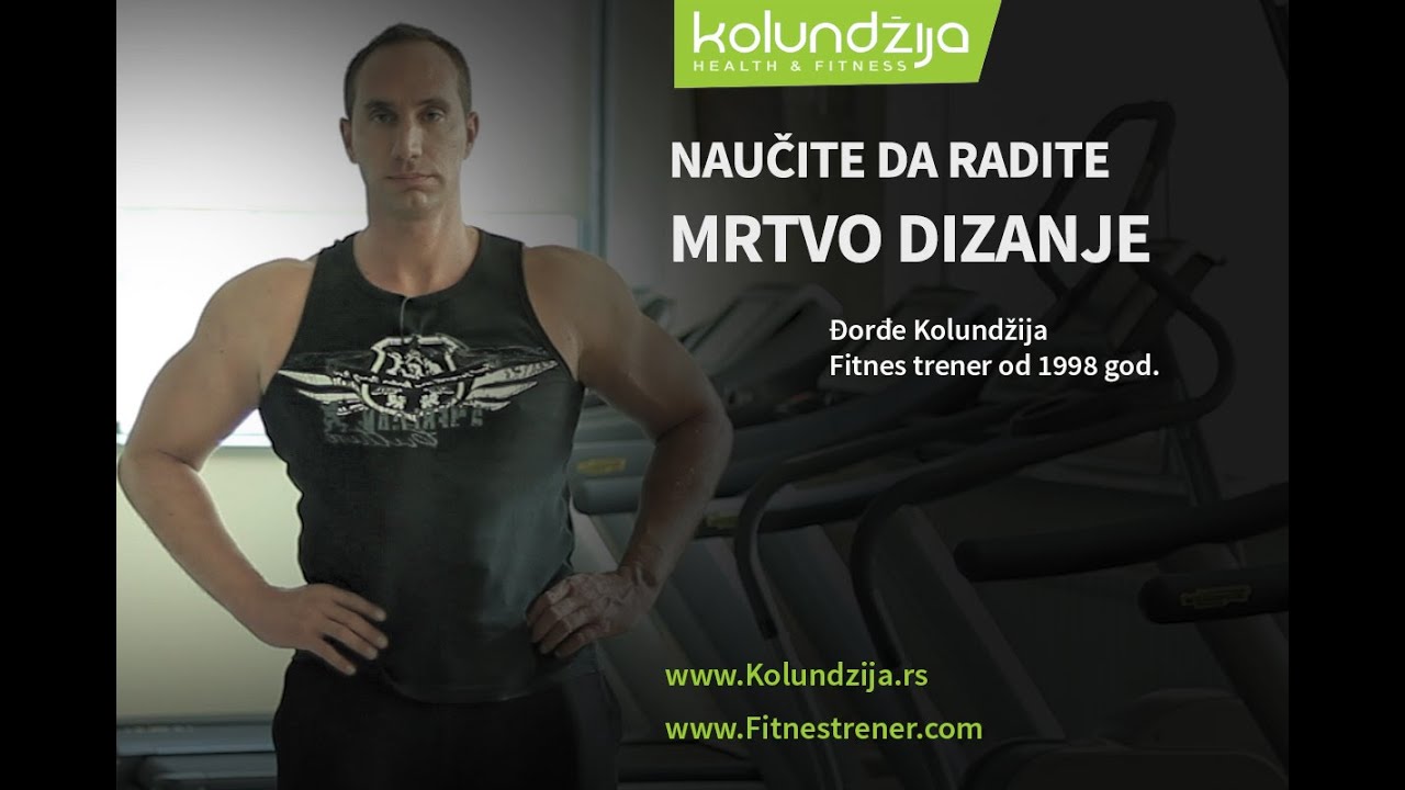 Vežbe za leđa : Kako se radi Mrtvo dizanje ( bodybuilding / fitness varijanta )