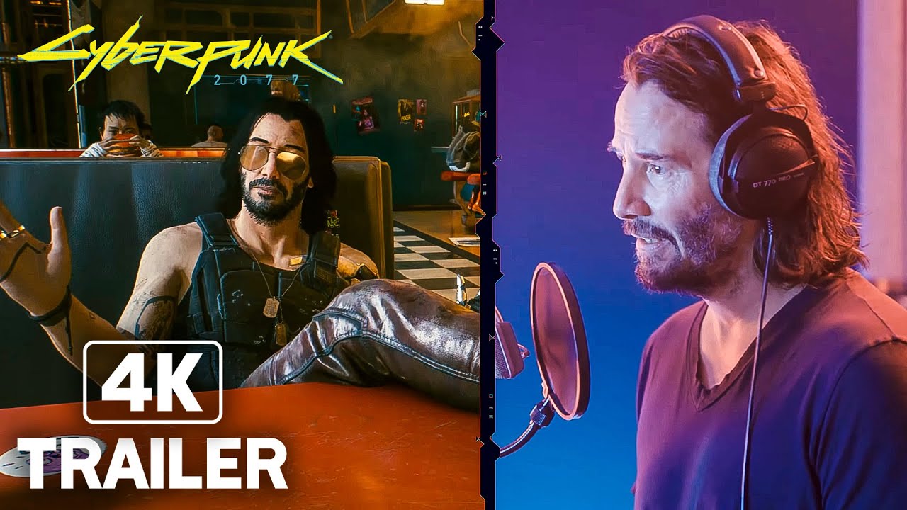 Cyberpunk 2077 Behind The Scenes With Keanu Reeves 4k 60fps Youtube