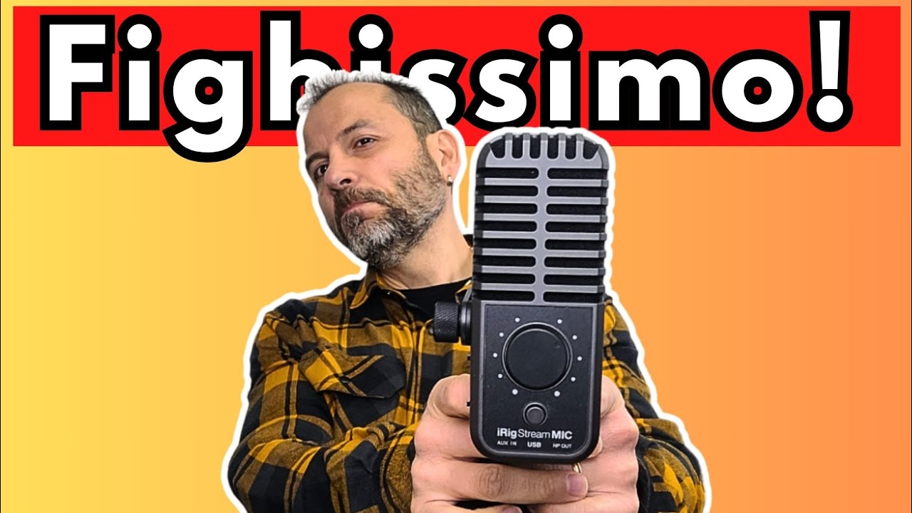 Migliora l'Audio dei Tuoi Video con Questo Microfono (iRig Stream Mic USB) Recensione Completa .