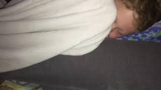 Crazy kid having spaz attack