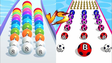 BallRun2048🔴🔮VS A-Z Run 🔥- MAX Levels All Levels Gameplay Walkthrough Android IOS NEW UPDATE