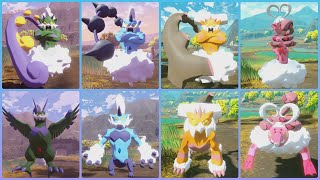 Pokémon Legends Arceus - All Legendary Form Tornadus Thundurus Landorus \& Enamorus Special Attack