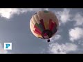 Hot air balloons fly above Doha Skies, as part of Hot Air Balloon Festival
