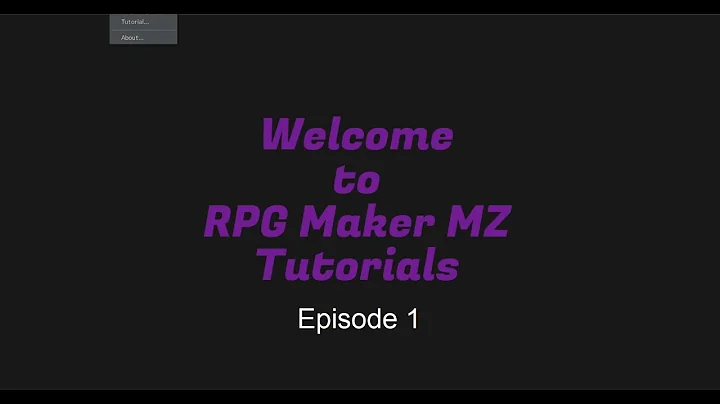 RPG Maker MZ Tutorial 1 Map Basics #rpgmakermz #rmmz #rpgmaker