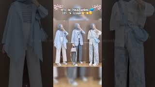 OUTFIT SIMPLE TERBARU WARNA BIRU MUDA ALA SELEBGRAM HITS