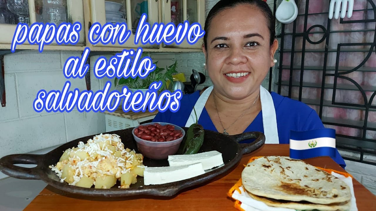 PAPAS CON HUEVO/ SALVADOREÑO