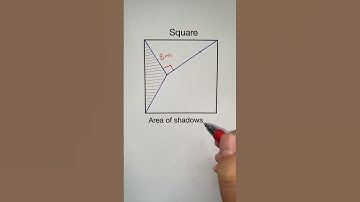 99 percent fail this area of shadows | geometry problem #geometry #area #shorts
