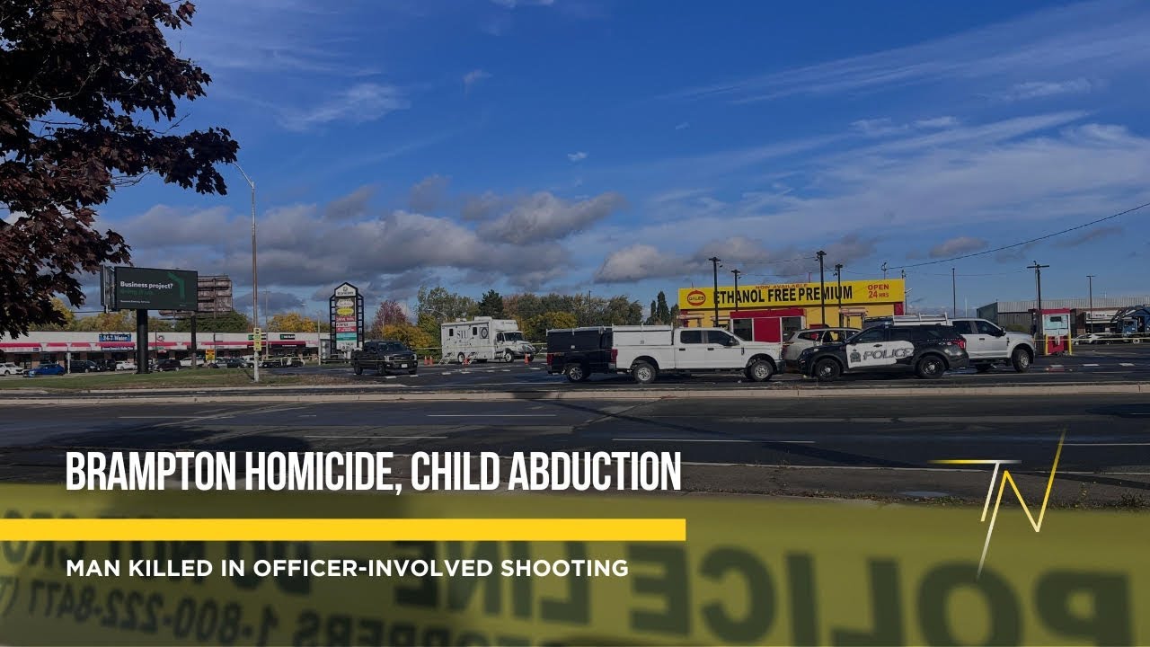 Подозреваемый в убийстве в Брамптоне и похищении ребенка убит в результате стрельбы с участием оф...