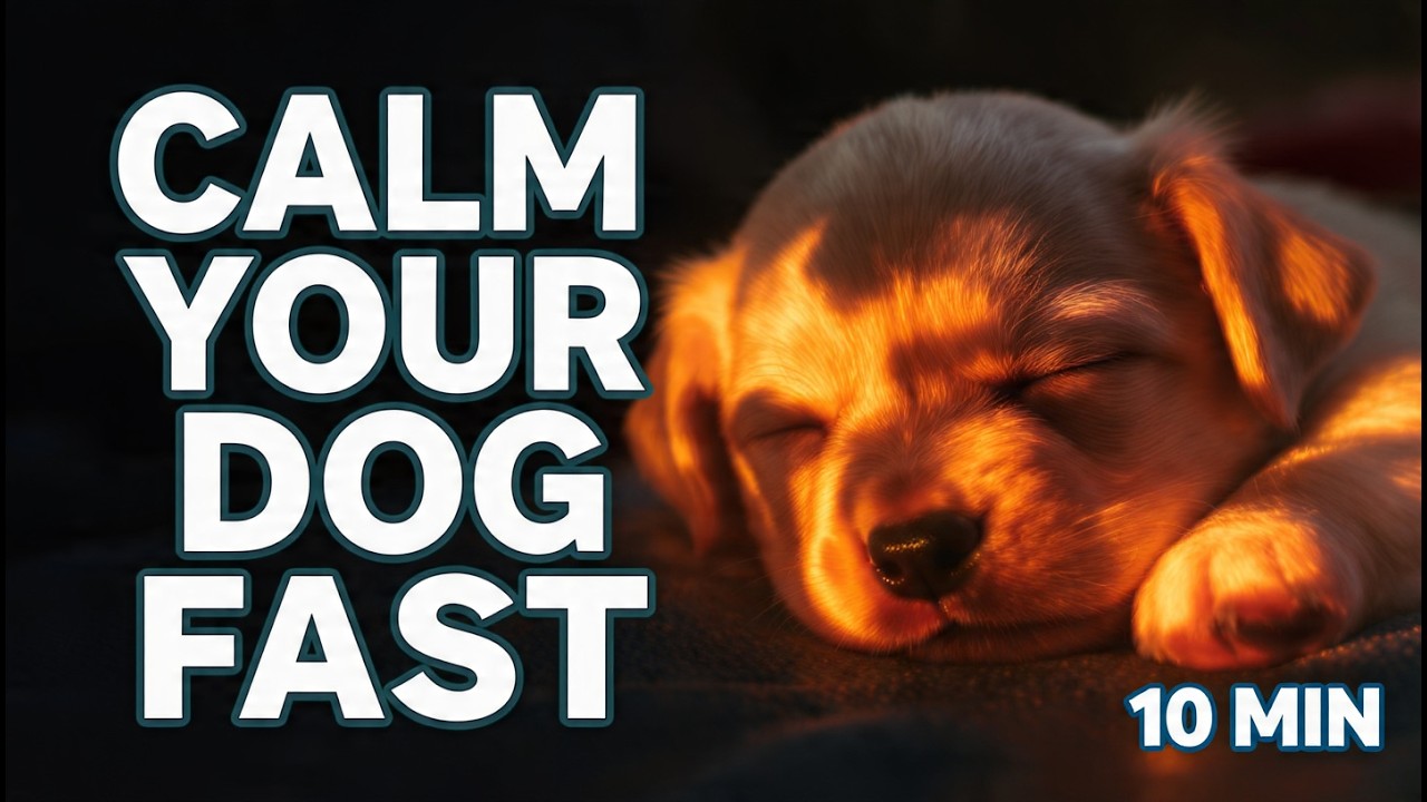 Calm Music for Dogs 🐶💗 Anxiety Relief When Home Alone 🏡 (10 Minutes)