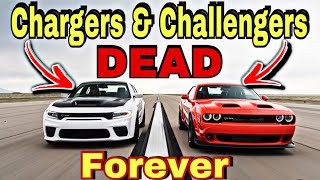 The End Of The Dodge Charger And Dodge Challenger ERA Is Dead! Forever
