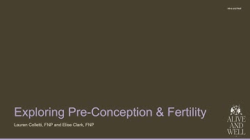 Exploring Pre Conception & Fertility with Lauren Colletti, FNP and Elise Clark, FNP