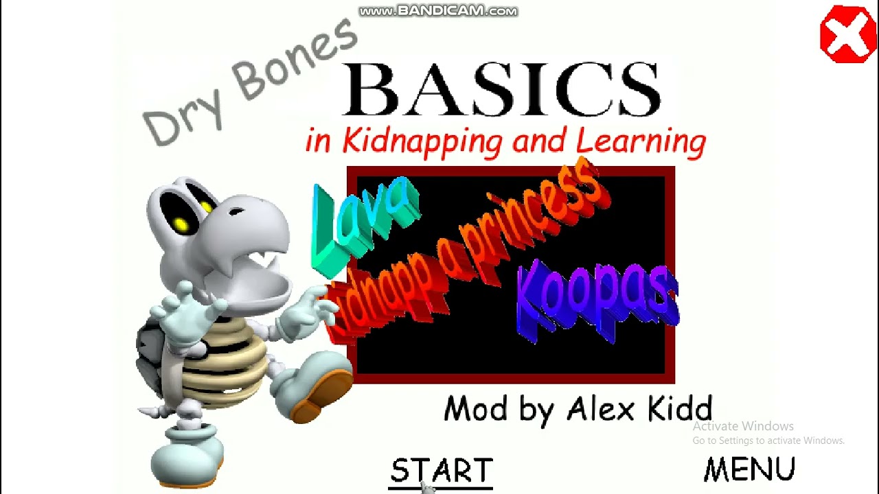 I got the secret game over in Dry Bones Basics In Kidnapping And Learning