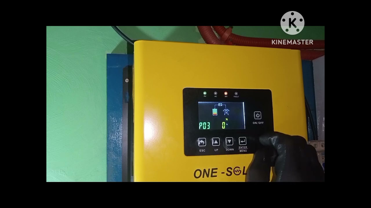 One solar hybrid inverter parameter set up