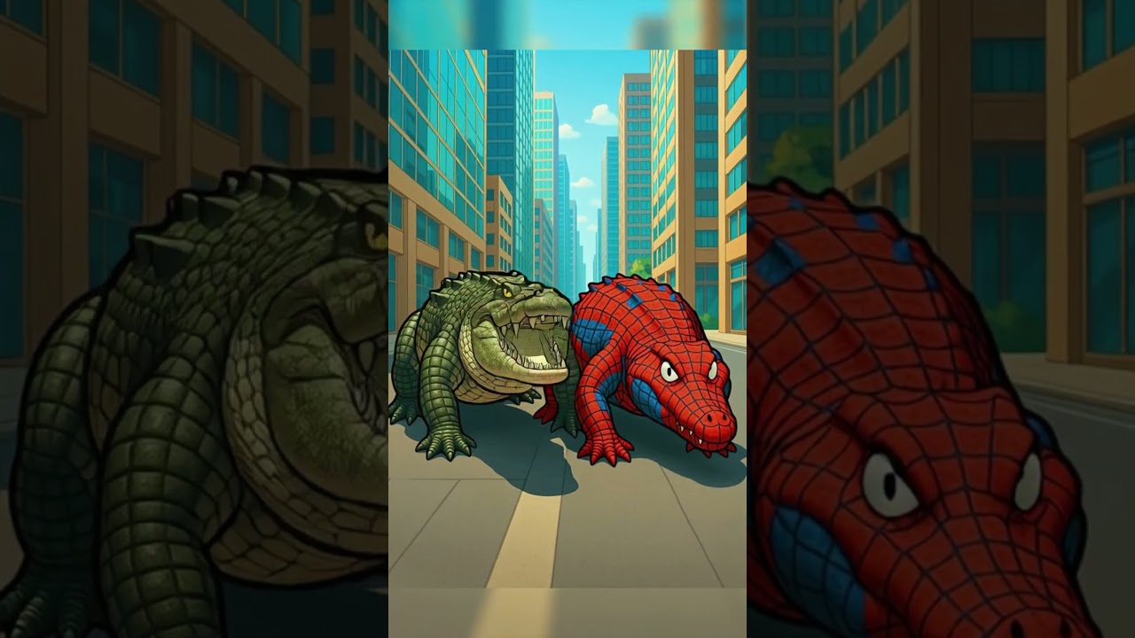Ronaldo vs Messi, SuperCrocodile and SpiderCrocodile