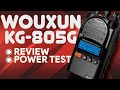 Wouxun KG-805G GMRS Walkie Talkie - Review & Power Output Test - Is It The Best GMRS Handheld?