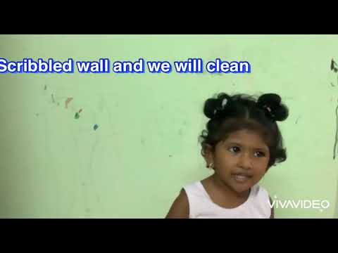 How to remove pen crayon marks from wall # Easy way to clean pencil mark wall - YouTube