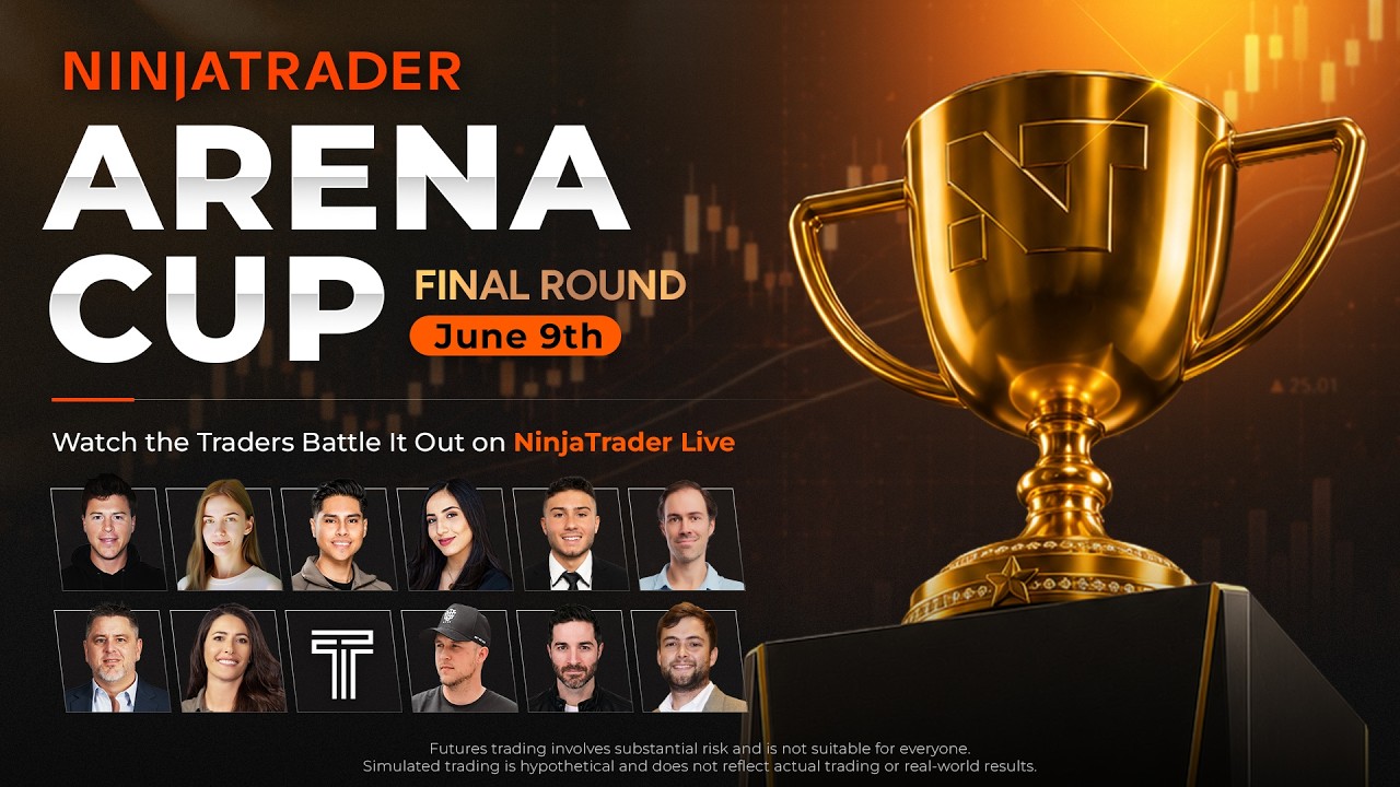NinjaTrader Live | Arena Cup Finals | Joey + Nick4ATick +Salma +  Nick Does Futures (6/9/26)